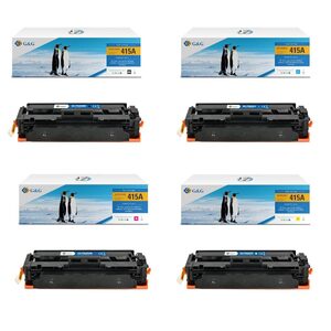kit 4 toners hp 415a noir cyan yellow magenta