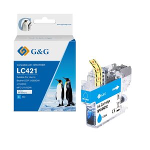 CARTOUCHE BROTHER LC421 CYAN